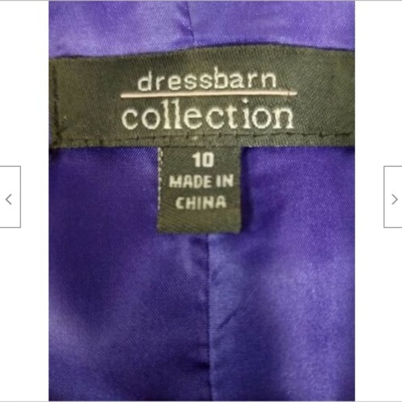 Dressbarn Ladies Beautiful Blue Dress Top/Jacket - Picture 5 of 6